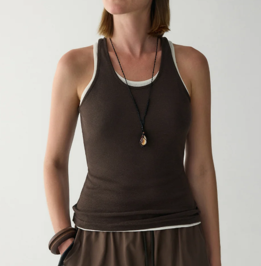 Insis tank top in brown