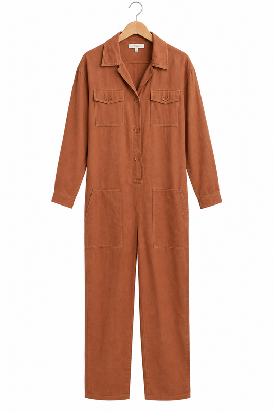 Maje linen jumpsuit — Pre-Loved, size EU 42 — image 2 of 5