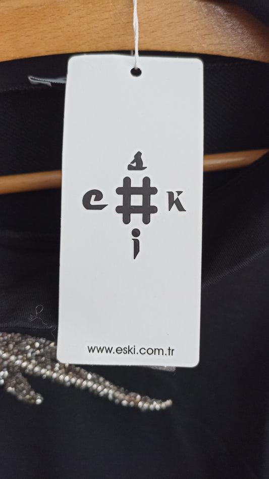 Eski Beaded Sweatshirt Top