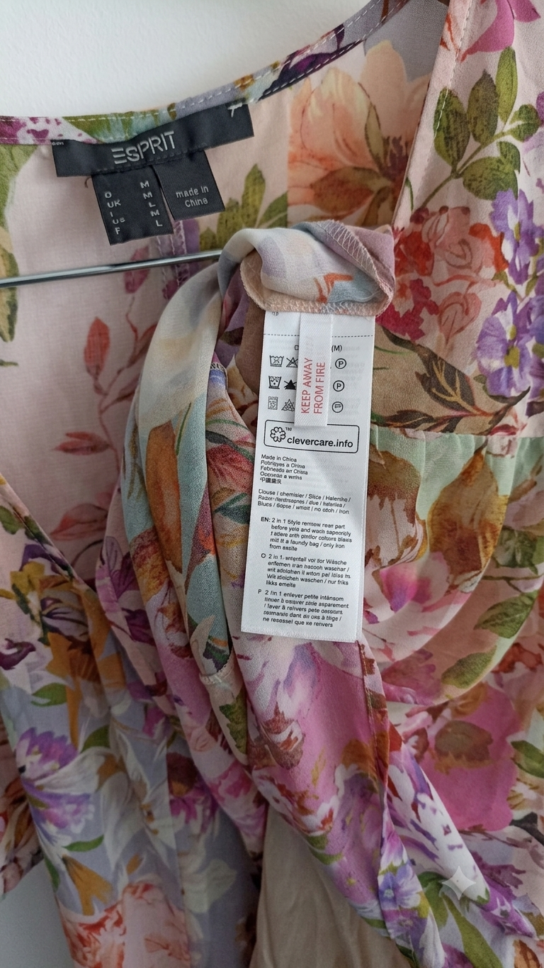 Esprit Botanical Chiffon Blouse