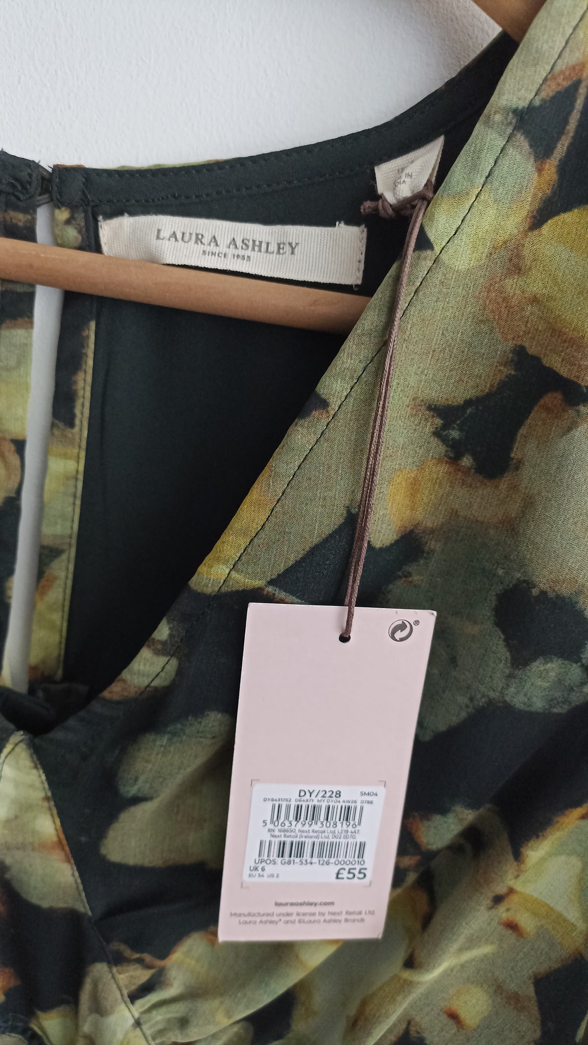 Laura Ashley Alcombe Floral Chiffon Dress