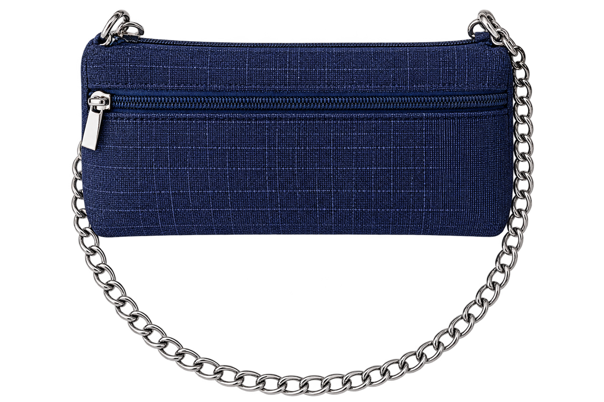 Melluso Pelletterie Navy Chain Bag