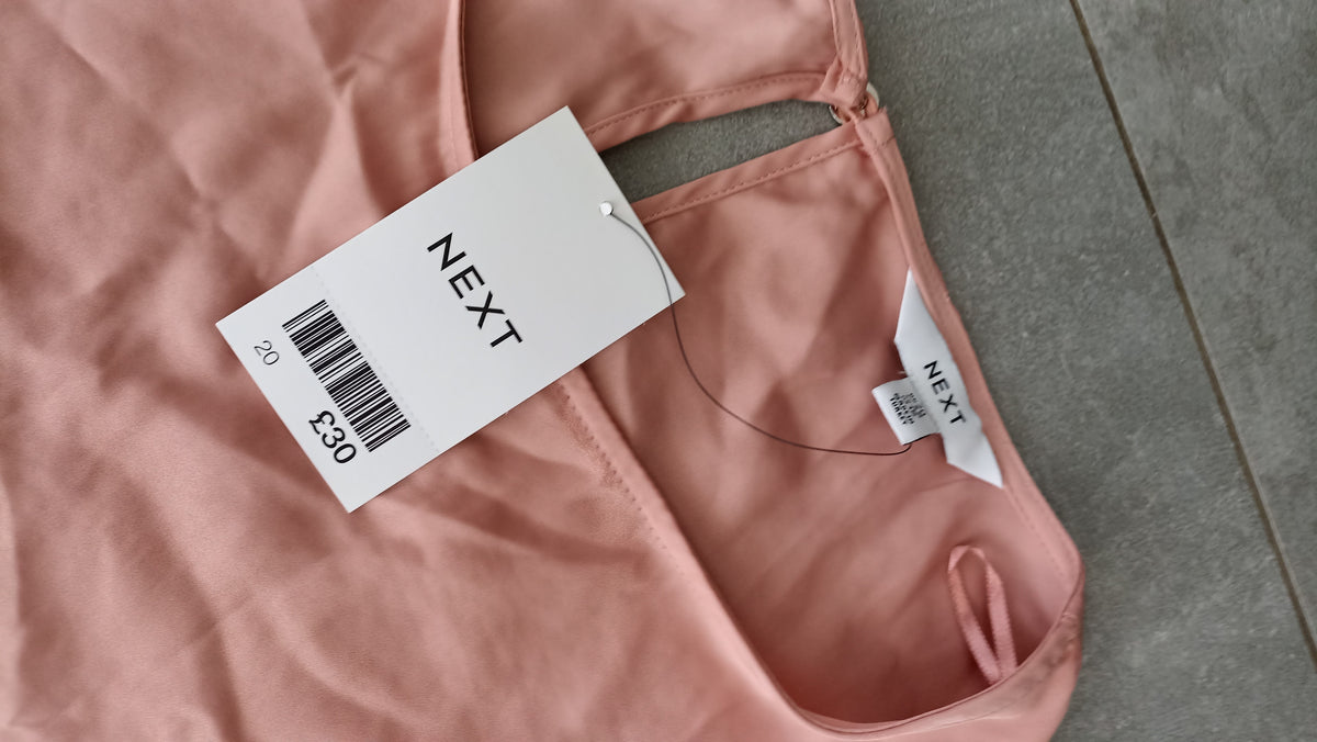 Next Pink Satin Top