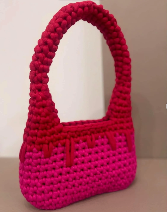 Strawberry Fields Crochet Bag