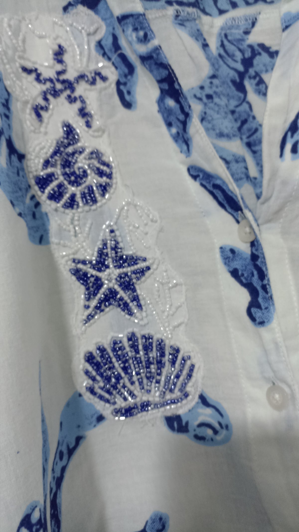 Verde Long Blouse / Beach Cover Up
