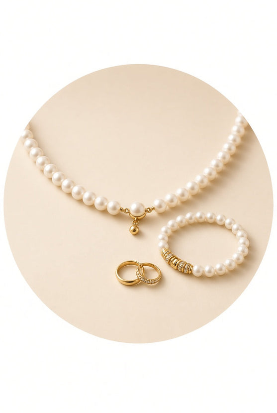 Gold Wrapped Double Disc Drop Earrings