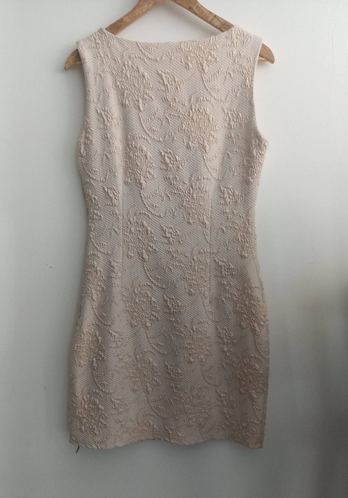 Biscuit sleeveless shift dress