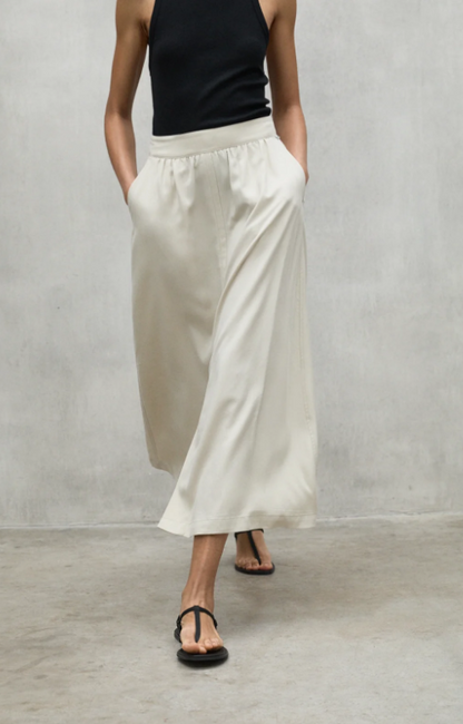 Ecoalf Yoko Skirt in off white/beige