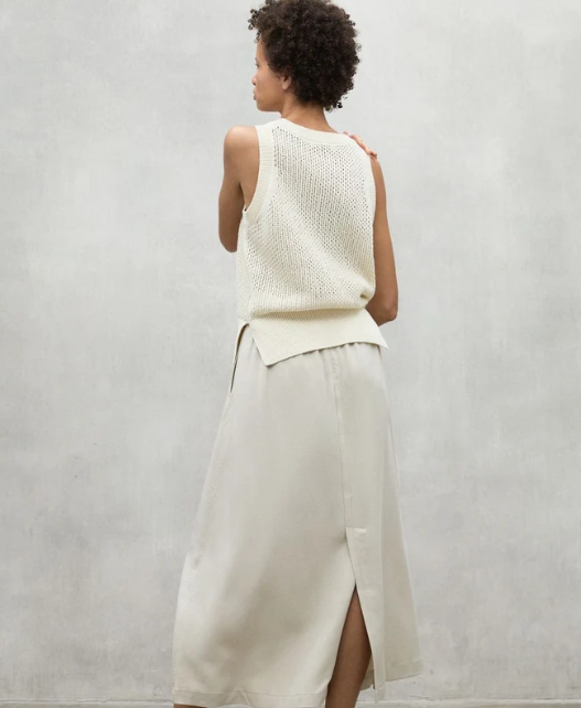 Ecoalf Yoko Skirt in off white/beige