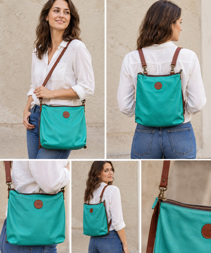 EtrA Leather convertible bag
