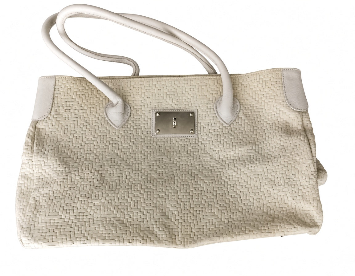 Vintage Irish Fitzpatrick shoes woven bag
