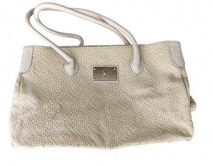 Vintage Irish Fitzpatrick shoes woven bag