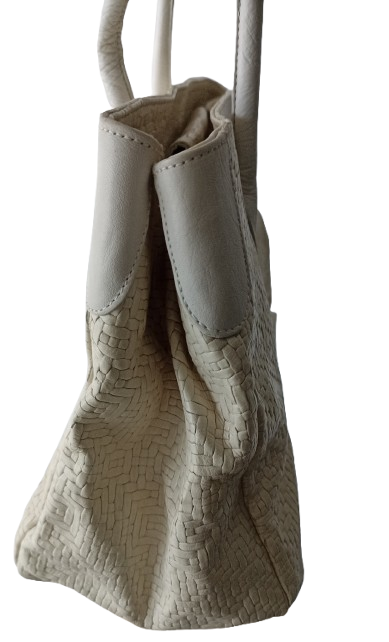 Vintage Irish Fitzpatrick shoes woven bag