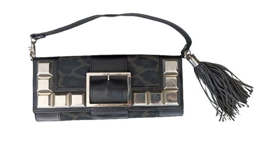 Karen Millen Leopard leather clutch — Pre-Loved — image 1 of 6
