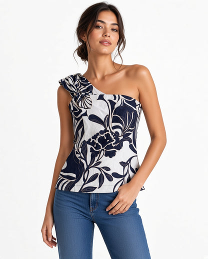 Nara Camicie one shoulder top
