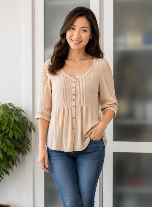 Penny Black Cotton Blouse