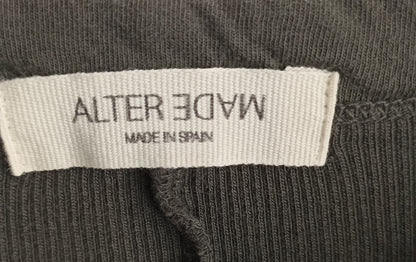 Alter Made Cotton Rib Dress in Olive