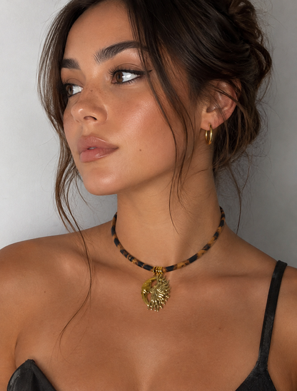 Bellissima Tiger Stripe Pendant Necklace