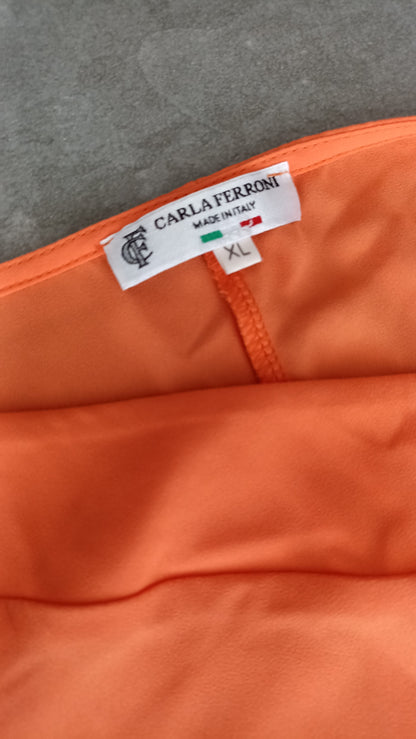 Carla Ferroni Asymmetric Top — Orange