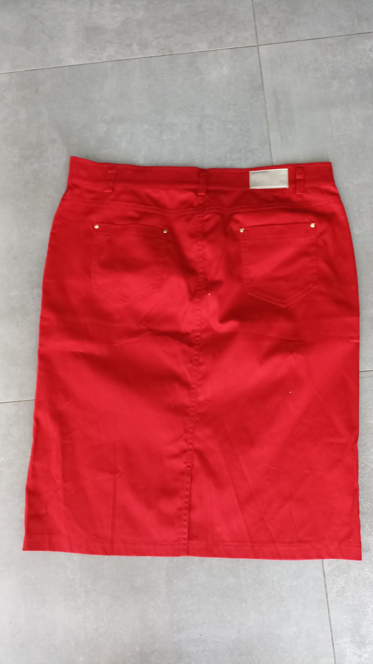 Carla Ferroni Jeans-Style Skirt
