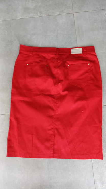 Carla Ferroni Jeans-Style Skirt