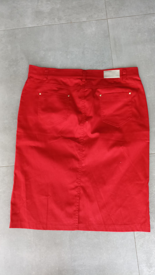 Carla Ferroni Jeans-Style Skirt