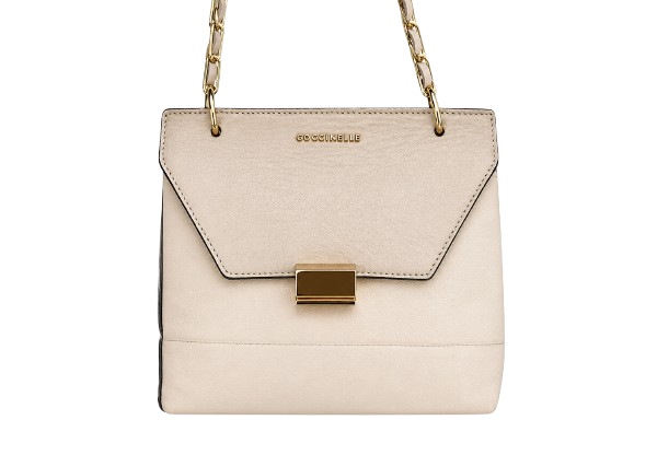 Coccinelle Beige Two-Tone Crossbody