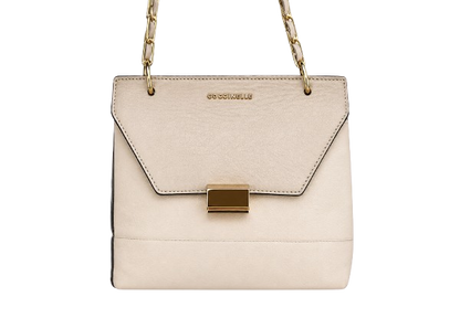 Coccinelle Beige Two-Tone Crossbody