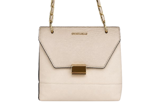 Coccinelle Beige Two-Tone Crossbody