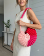 Pink Shell Crochet Bag