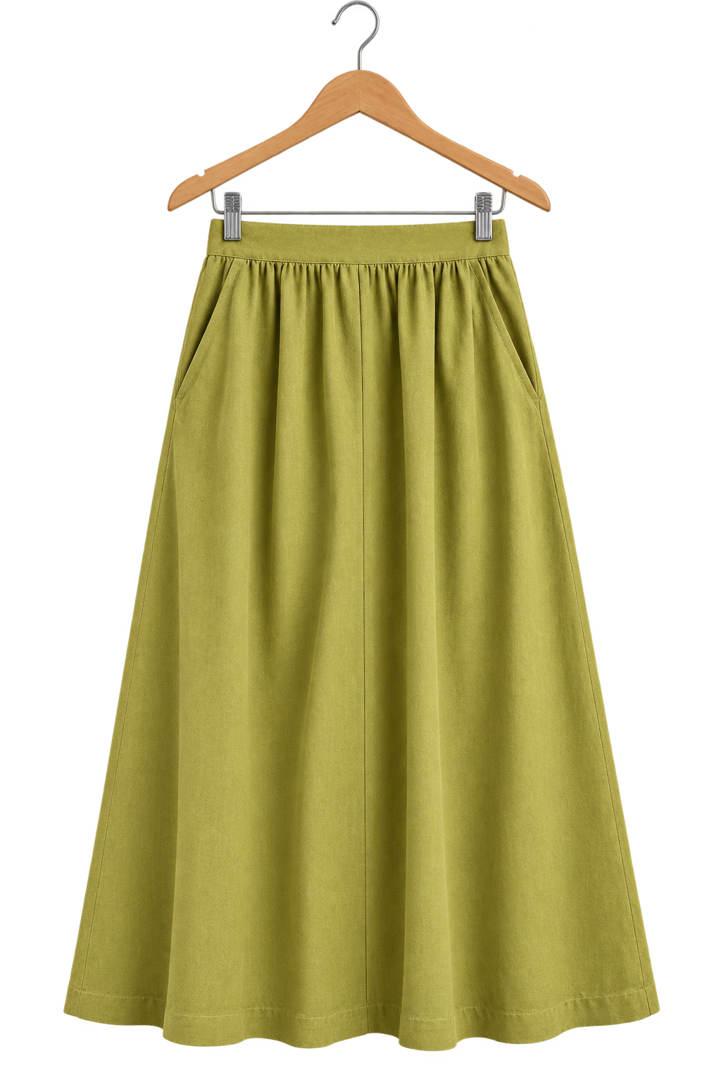 Ecoalf Yoko Skirt in Chartreuse