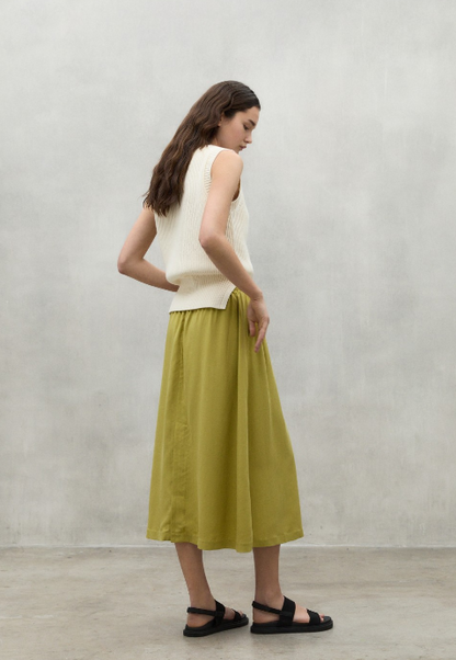 Ecoalf Yoko Skirt in Chartreuse