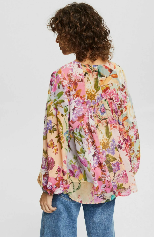 Esprit Botanical Chiffon Blouse