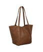 Italian Leather Bucket Bag — Soft Brown
