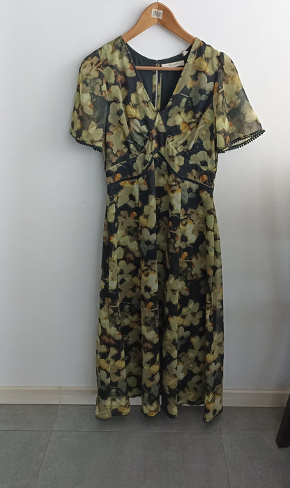 Laura Ashley Alcombe Floral Chiffon Dress