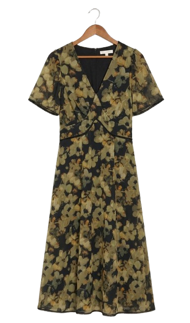Laura Ashley Alcombe Floral Chiffon Dress