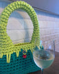 All The Greens Crochet Bag