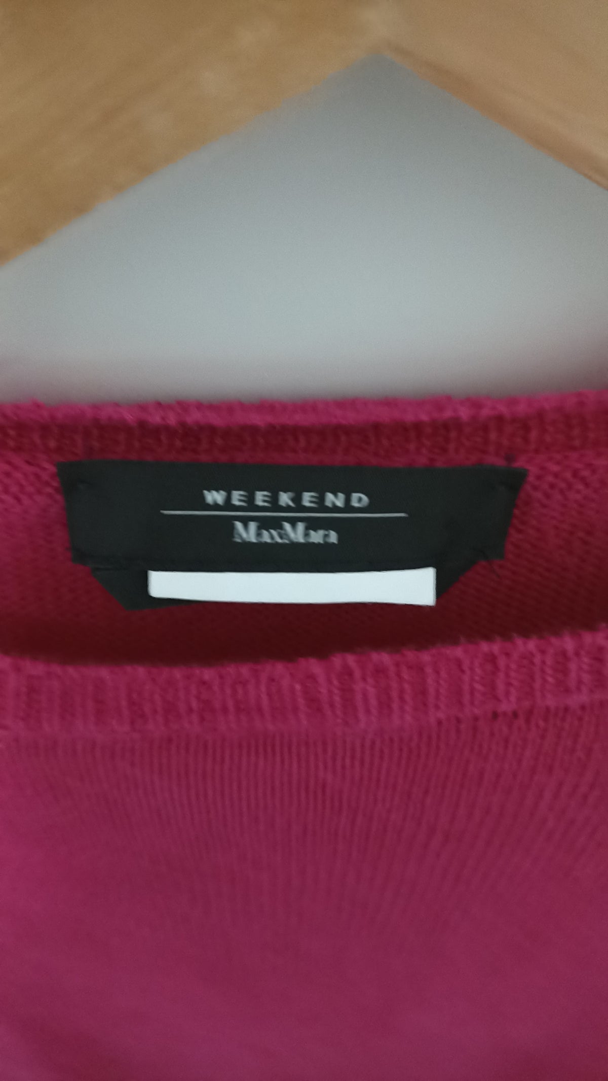 Max Mara Weekend Fuchsia Cotton Pullover