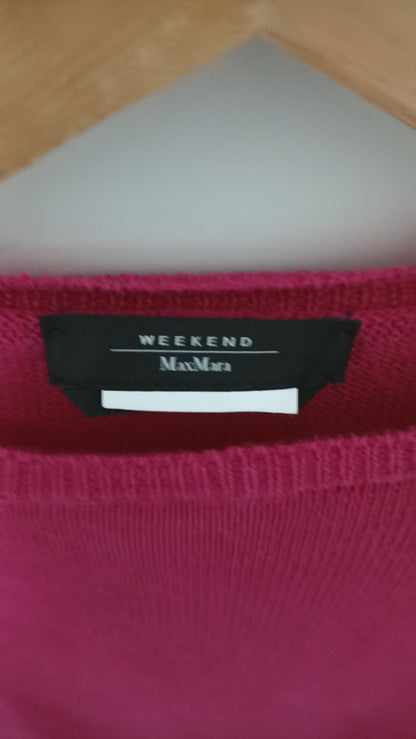 Max Mara Weekend Fuchsia Cotton Pullover