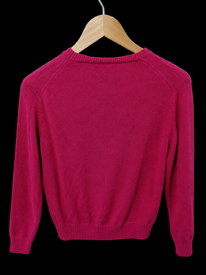 Max Mara Weekend Fuchsia Cotton Pullover