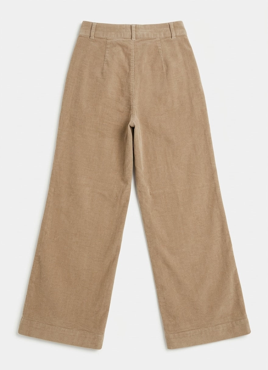 Mazine Corduroy Trousers in Beige