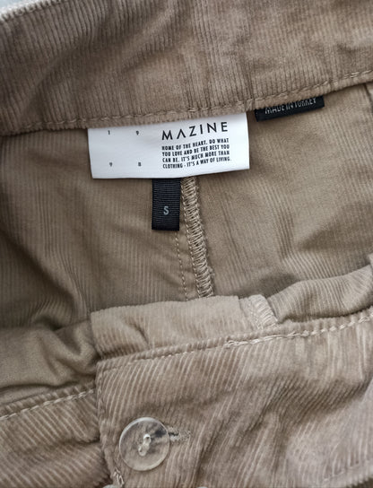 Mazine Corduroy Trousers in Beige