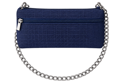 Melluso Pelletterie Navy Chain Bag