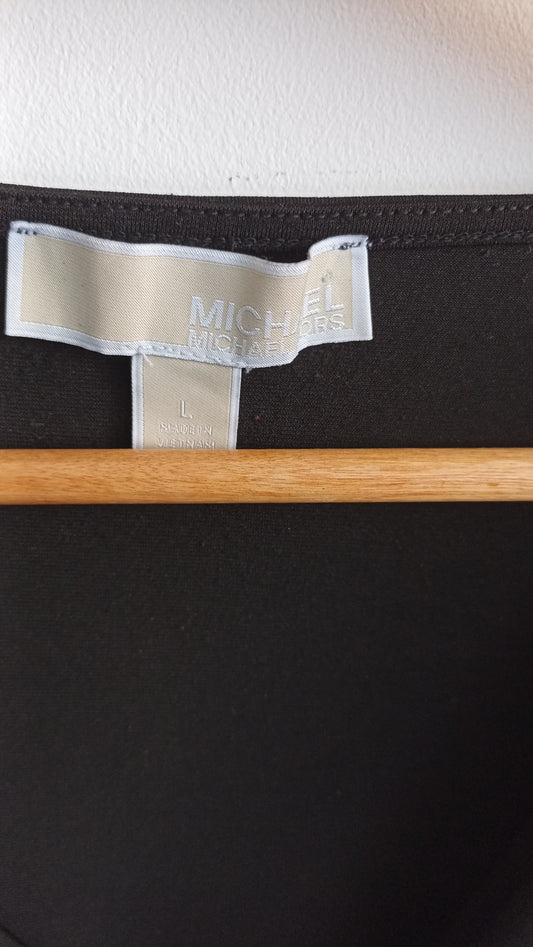 Michael Kors Black Cowl Neck Top