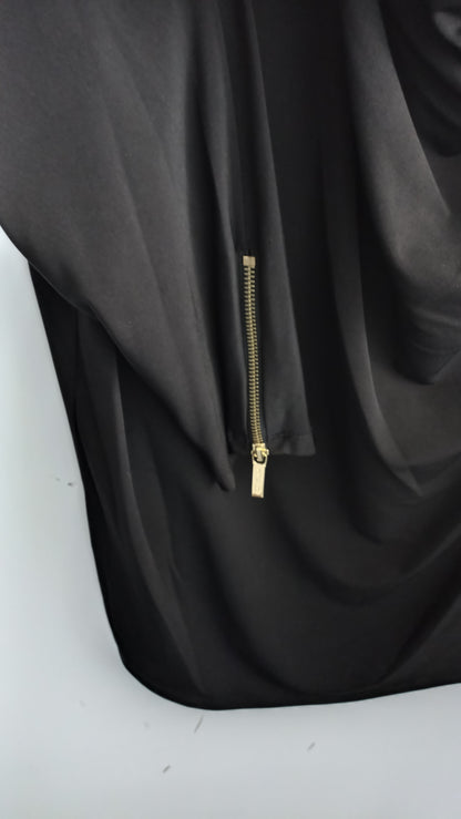 Michael Kors Black Cowl Neck Top
