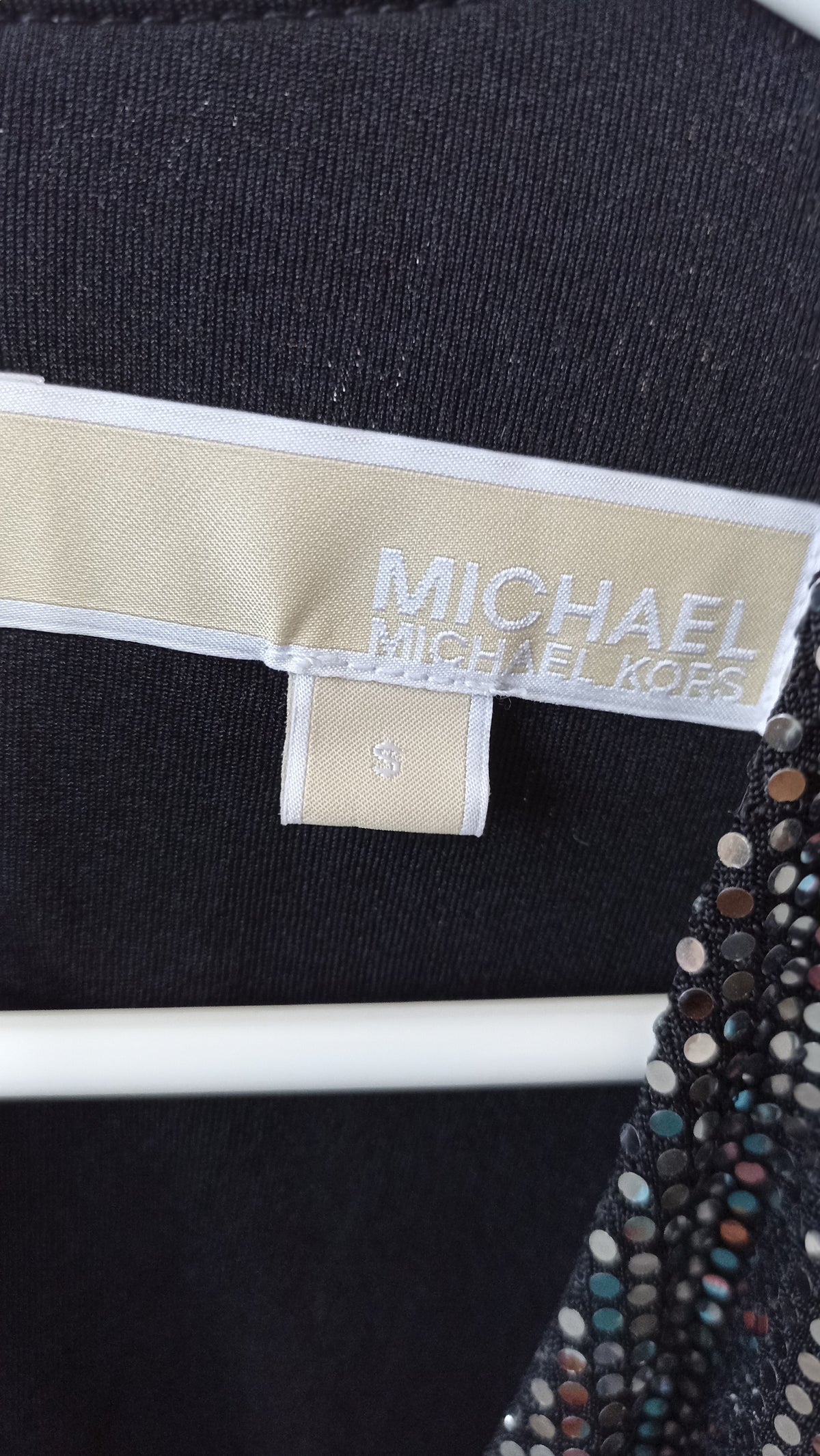 Michael Kors Mirror Dot Crossover Dress