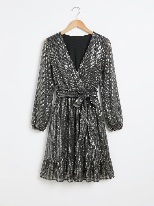 Michael Kors Mirror Dot Crossover Dress