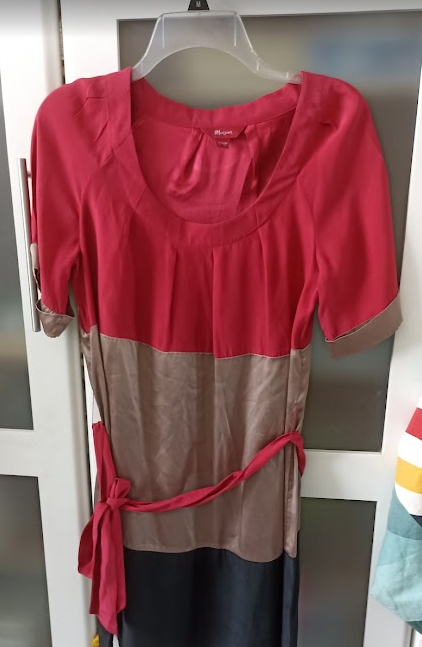 Monsoon Tri-Colour Dress