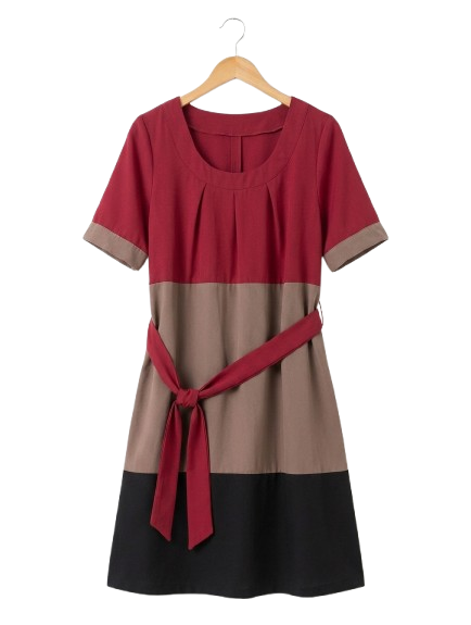 Monsoon Tri-Colour Dress
