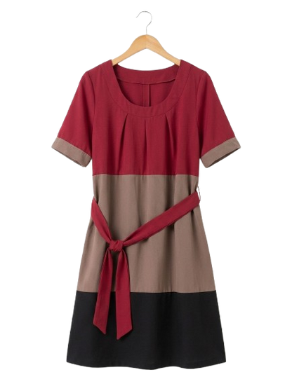 Monsoon Tri-Colour Dress